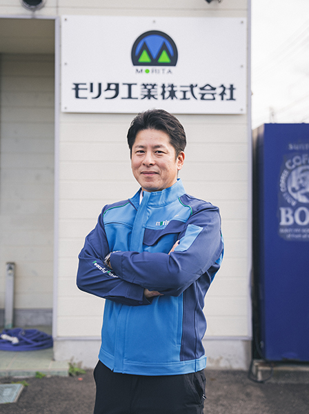 [写真]代表取締役社長 森田光則